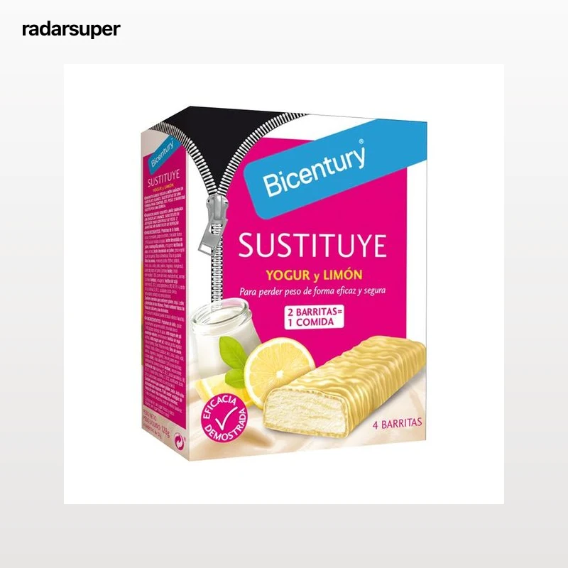 BICENTURY Devoragras Barritas Yogur Límon 192 BICENTURY 128 g.
