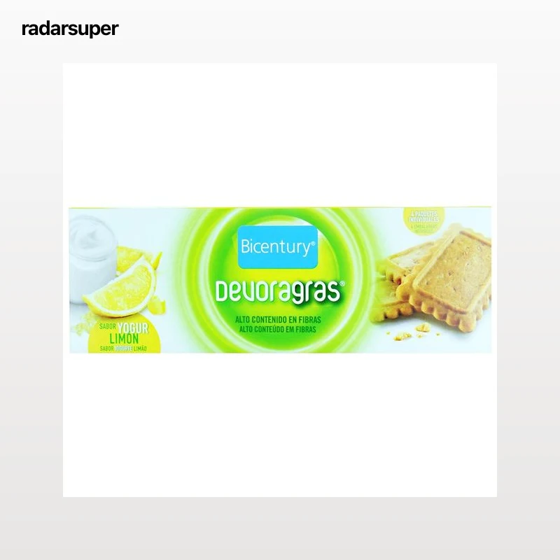 BICENTURY Galletas Devoragrasa Sabor Yogur de Limón BICENTURY 168 g.