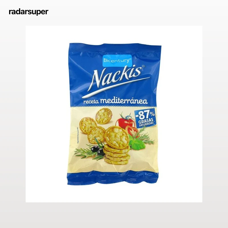 BICENTURY Mini tortitas Mediterráneo BICENTURY NACKIS 70 g.