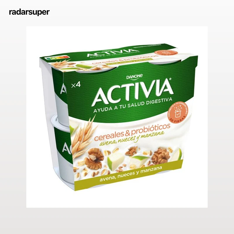 Bífidus Activia avena, manzana y nueces 115g