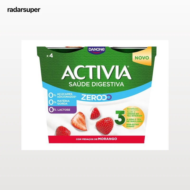 BIFIDUS ACTIVIA MORANGO 000% 4X120G