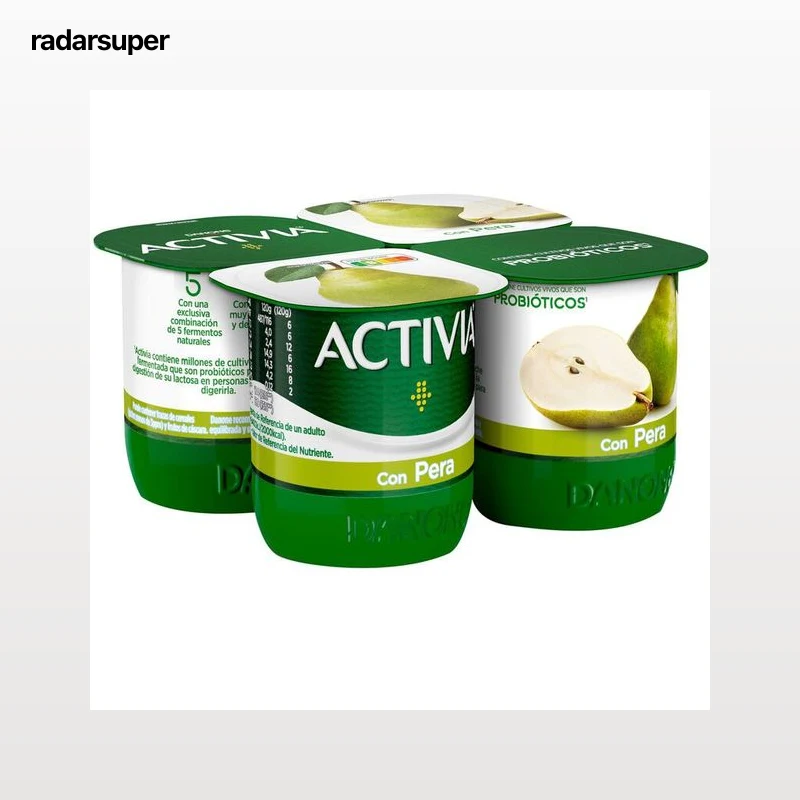 Bífidus Activia pack 4 pera
