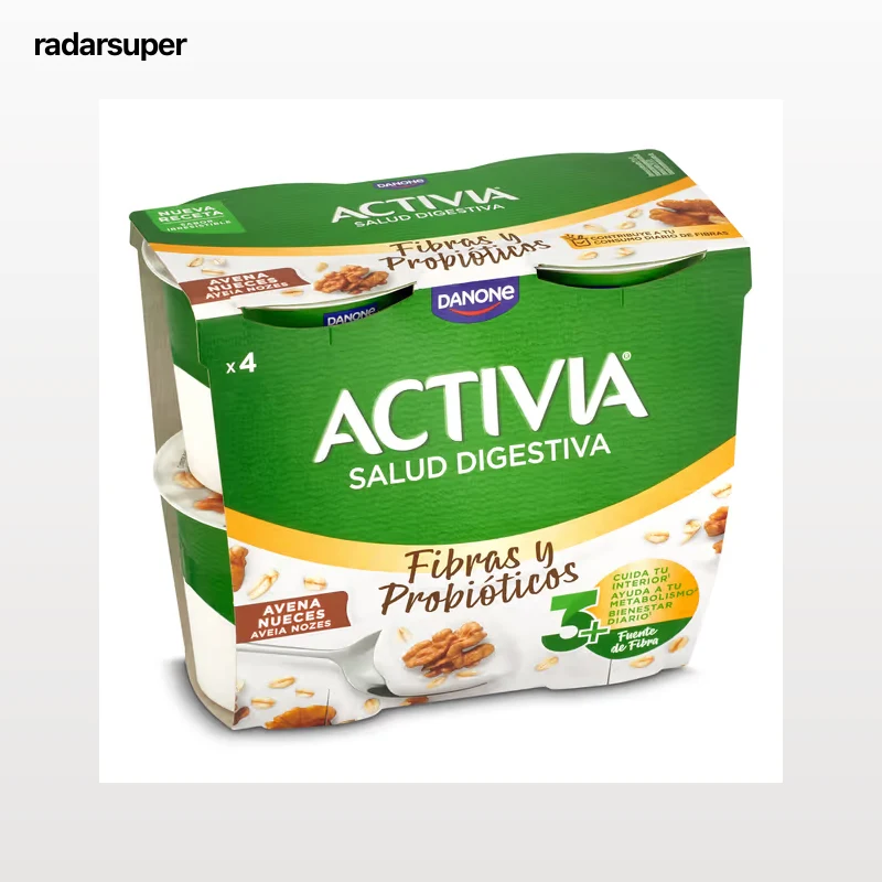 Bífidus con avena y nueces Activia 4 x 115 g