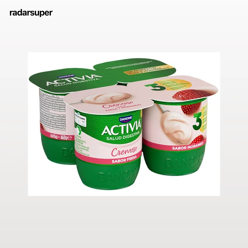 BIFIDUS CREMOSO ACTIVIA MORANGO 115GX4