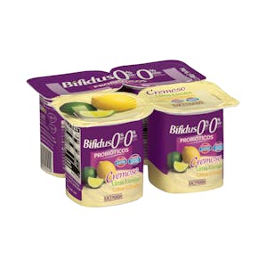 Bífidus cremoso con lima limón probióticos Hacendado 0% MG 0% azúcares añadidos