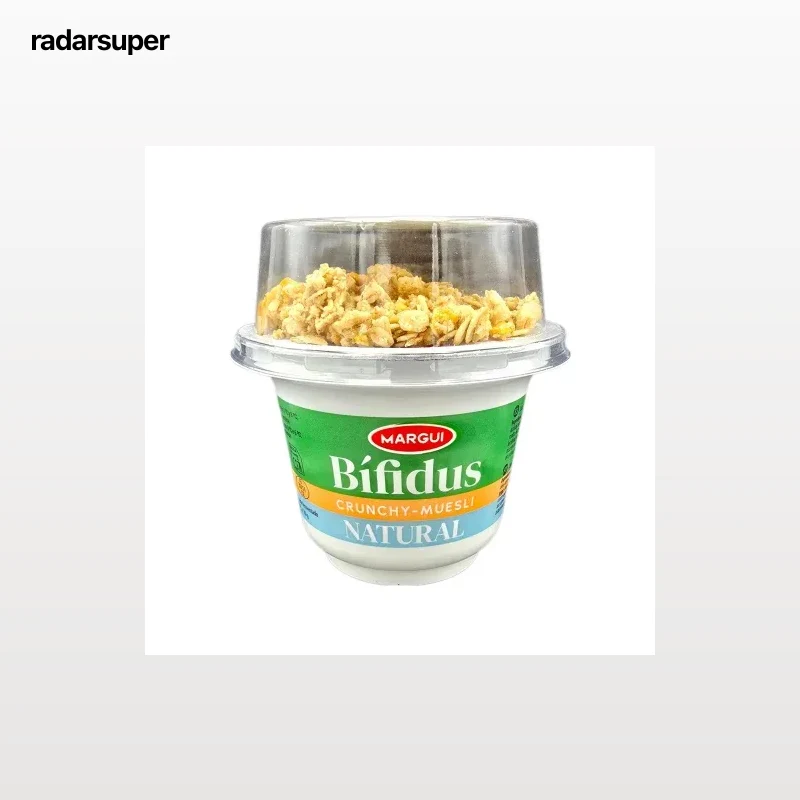 Bífidus natural con crunchy y muesli Margui 170 g.