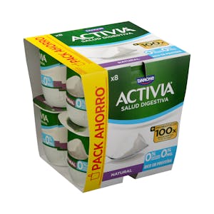 Bífidus natural probióticos Activia 0% MG  0% azúcares añadidos