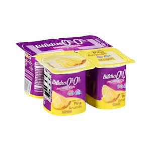 Bífidus con piña probióticos Hacendado 0% MG 0% azúcares añadidos