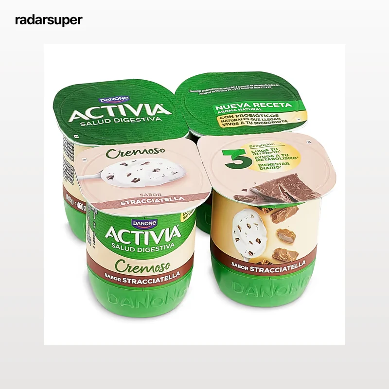 Bífidus sabor stracciatella Activia 4 x 115 g