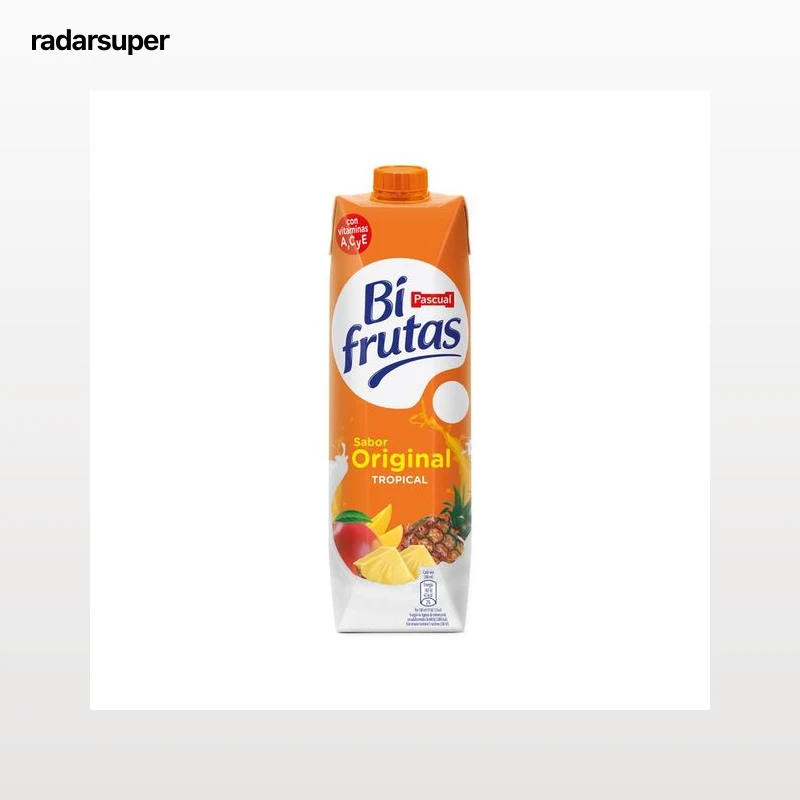 BIFRUTAS Leche con zumo de frutas tropicales 1 l.
