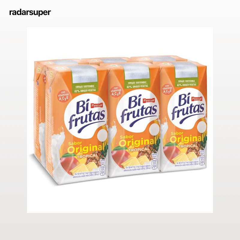 Bifrutas tropical Pascual pack 6 x 200 ml