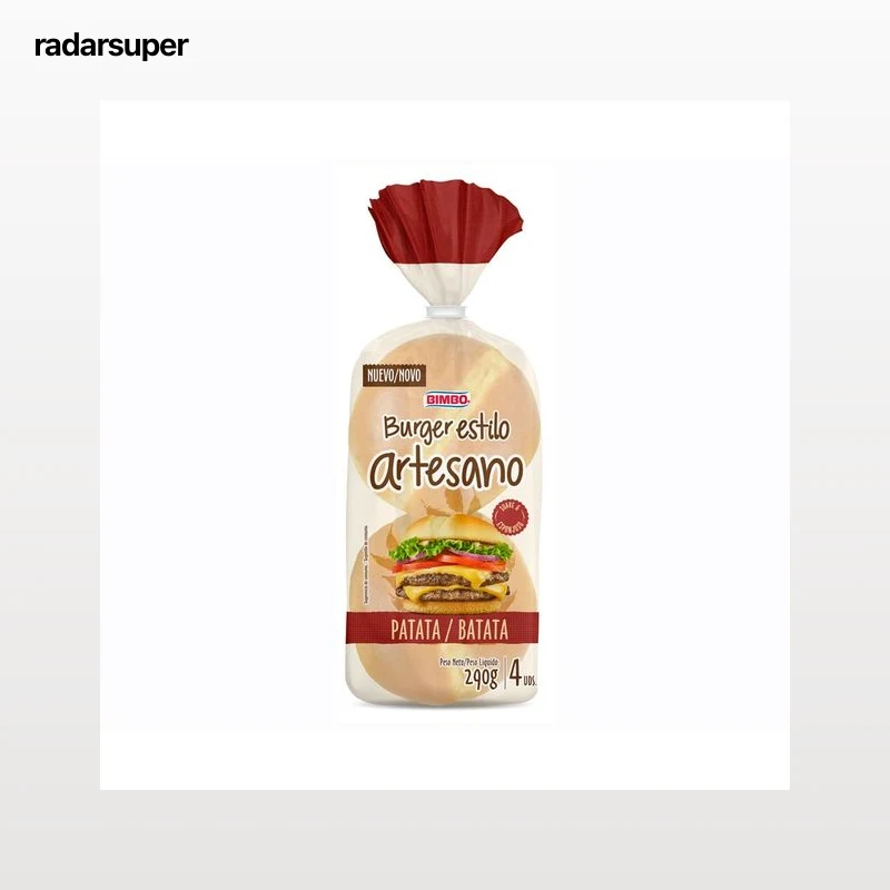 BIMBO Pan de hamburguesa artesano patata 4 uds. 290 gr.