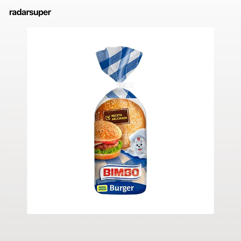 BIMBO Pan para hamburguesas (Burguer) 4 uds. 220 g.
