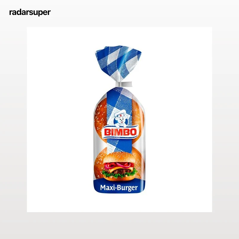 BIMBO Pan maxi para hamburguesas 4 uds. 300 g.