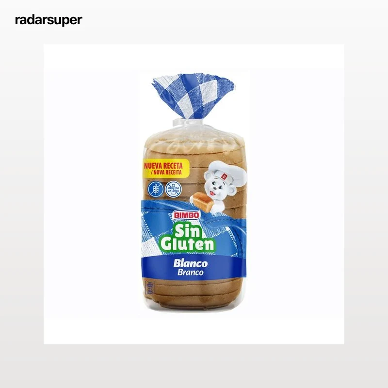 BIMBO Pan de molde blanco sin gluten 375 g.
