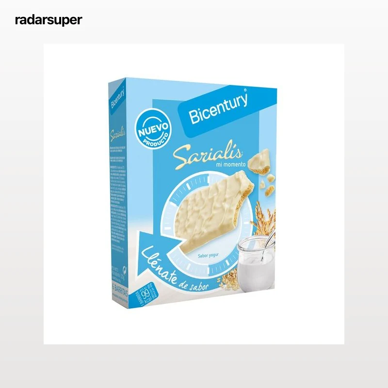BIOCENTURY Barritas chocolate blanco y yogur BIOCENTURY 120 g.