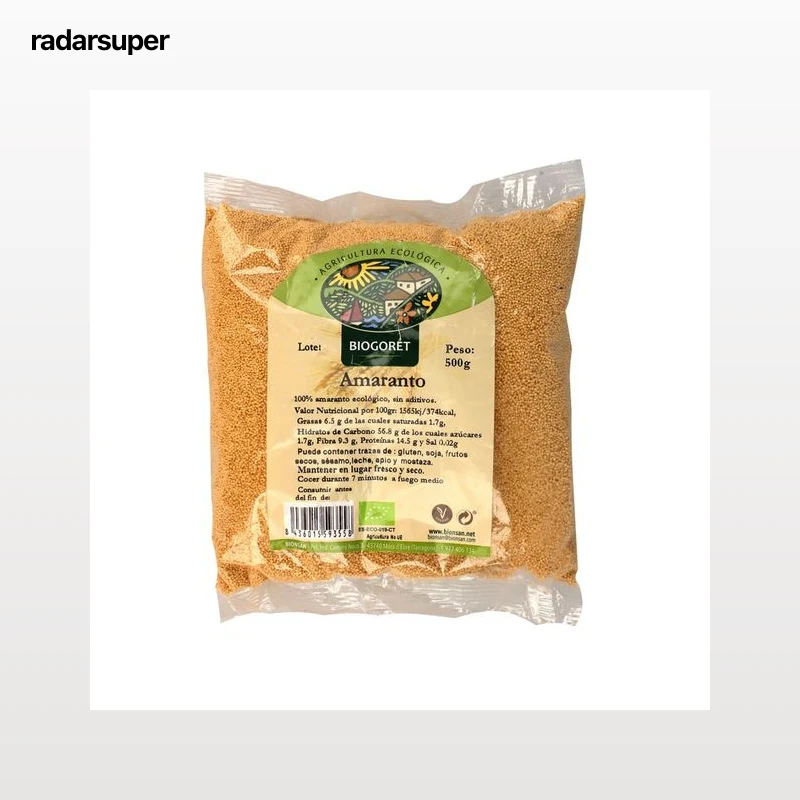 BIOGORET Amaranto en grano de agricultura ecológica BIOGORET 500 g.