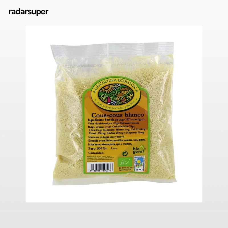 BIOGORET Cous-Cous Blanco Ecológico BIOGORET 500 g.