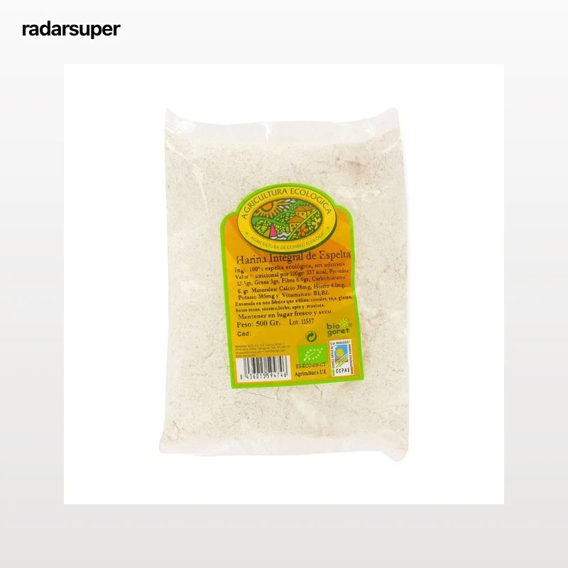 BIOGORET Harina de espelta integral ecológica BIGORET 500 g.