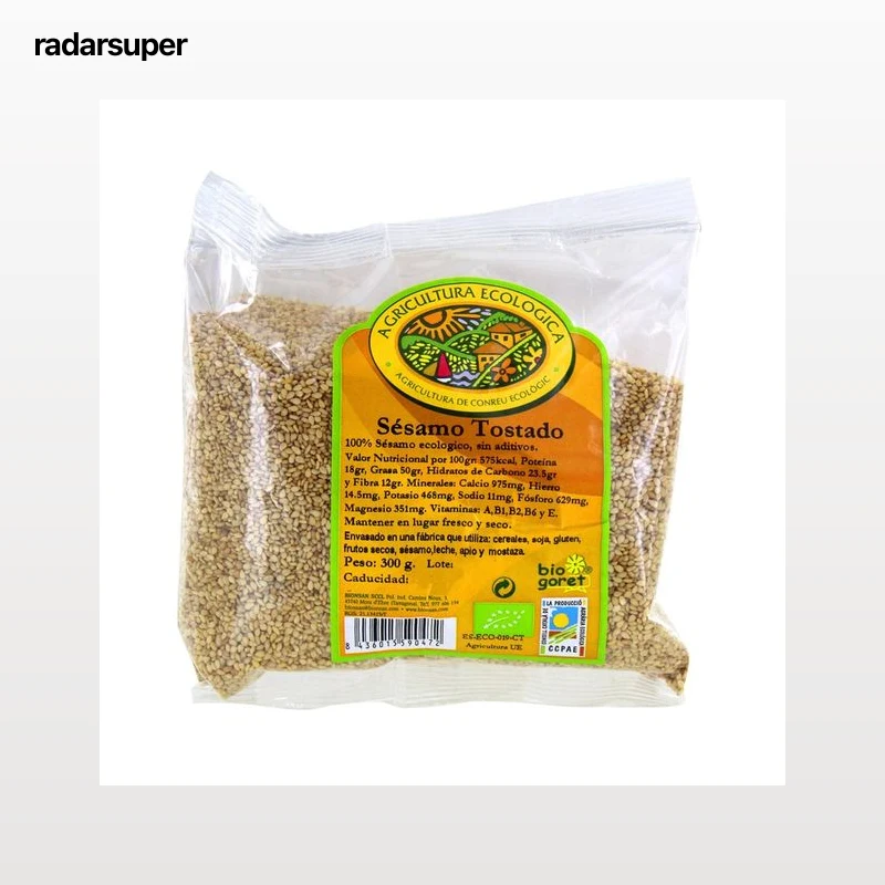 BIOGORET Sésamo tostado de agricultura ecológica BIOGORET 300 g.