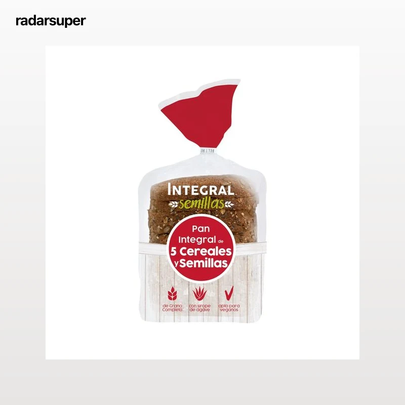 BIOGRAN Pan integral con 5 cereales y semillas 400 g.