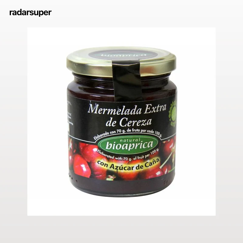 BIOJAM ABEROS Mermelada de Cereza con azúcar de caña ecológico BIOAPRICA 275 g.