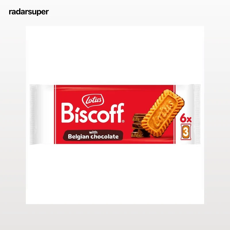 BISCOFF Galleta caramelizada bañada en chocolate belga 132 g.