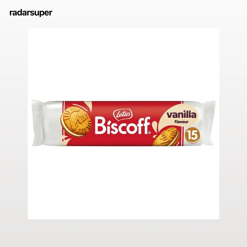 BISCOFF Galletas caramelizadas rellenas de crema sabor a vainilla 150 g.