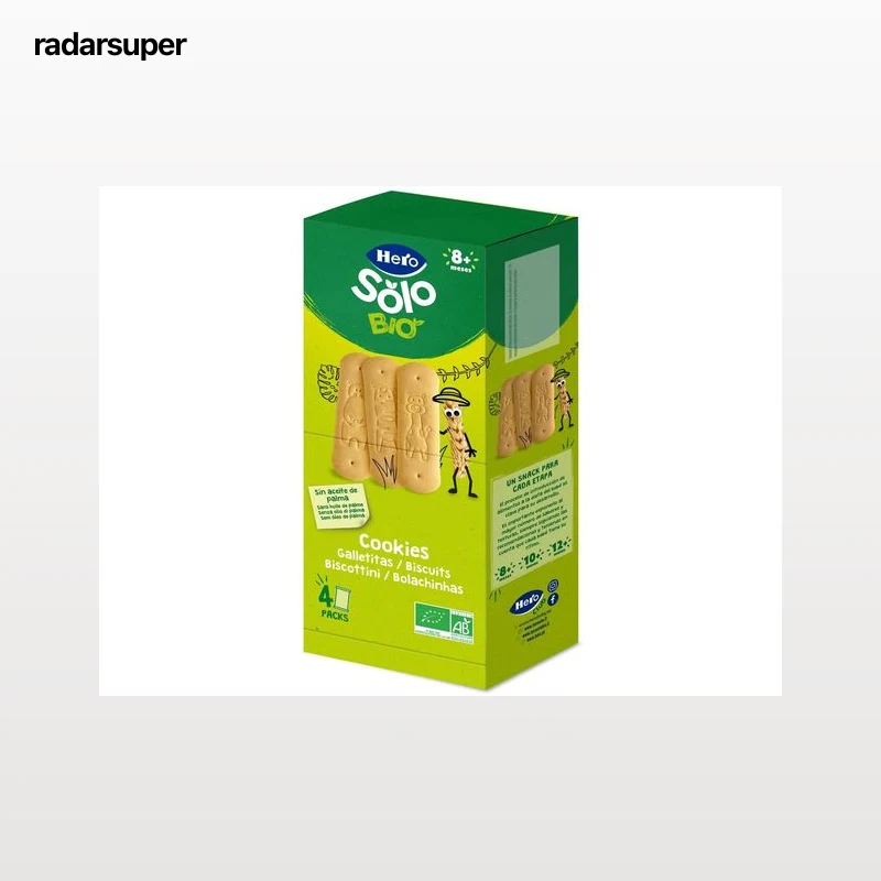 BISCOITOS HERO SOLO BIO COOKIES 160G