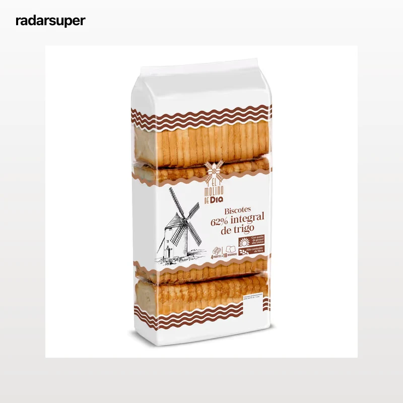 Biscotes integrales El molino de Dia 540 g