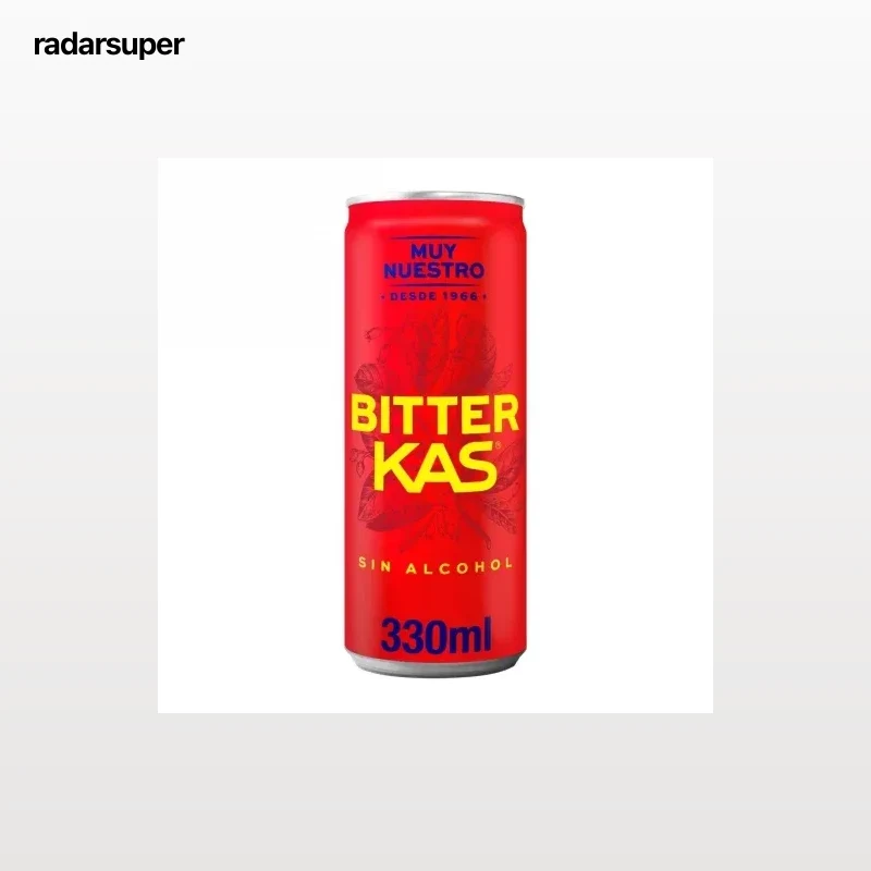 Bitter Kas sin alcohol lata 33 cl.