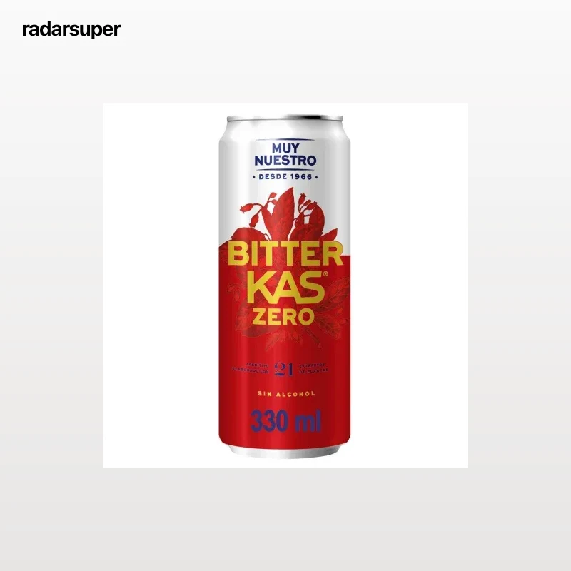 Bitter Kas zero lata 33 cl.