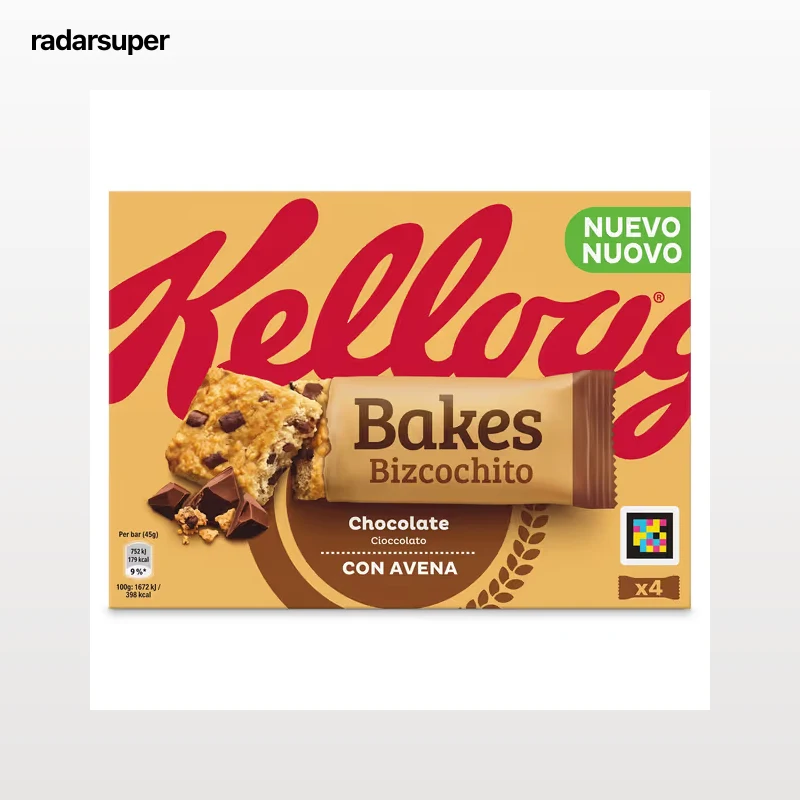 Bizcochito con avena y chocolate Kellogg's 180 g