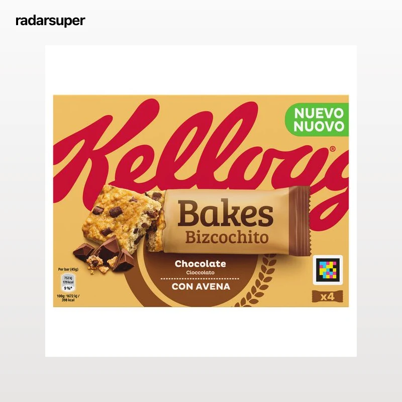 Bizcochito chocolate con avena All-bran Kelloggs 180g