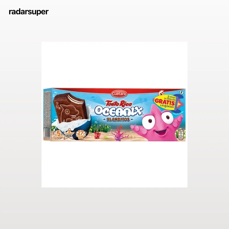 Bizcochitos blanditos Oceanix Tosta Rica 160 g.
