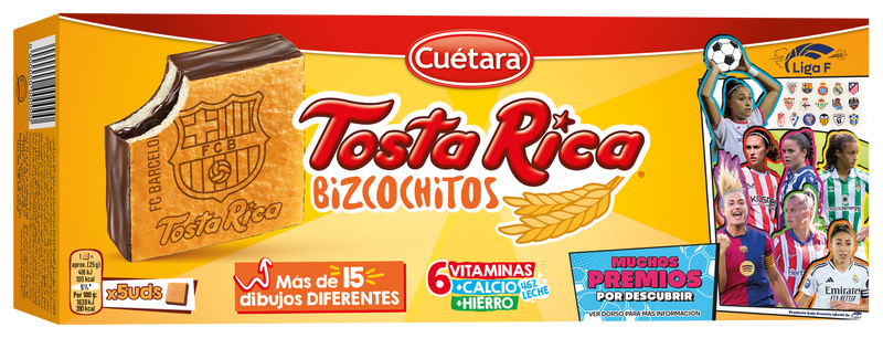 Bizcochitos Tostarica cuétara pack-5