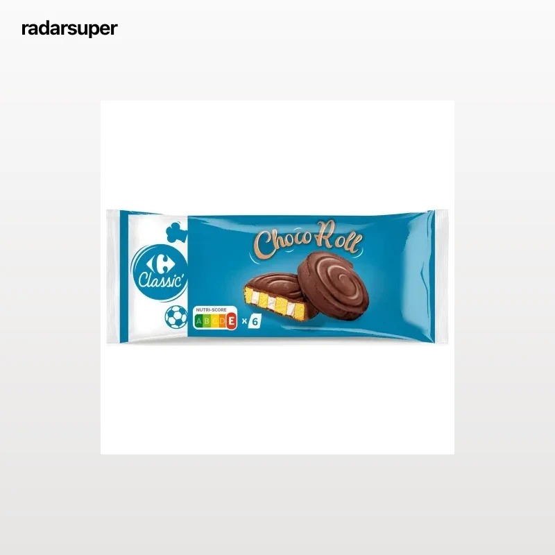 Bizcocho Choco Roll Carrefour Classic 270 g.