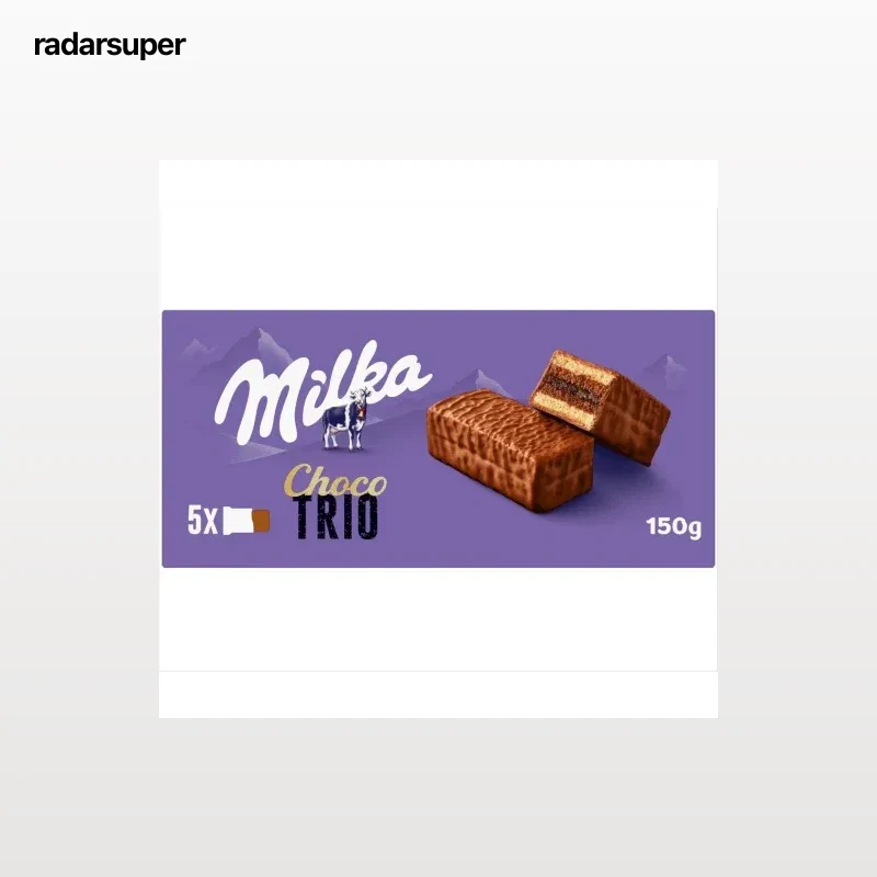 Bizcocho Choco Trio Milka 150 g.