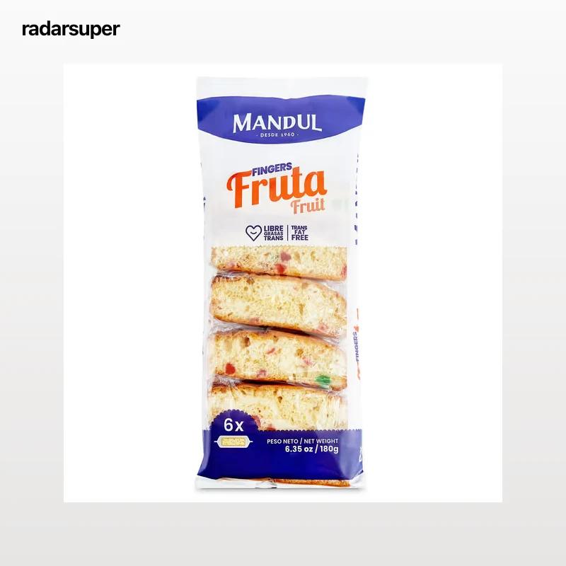 Bizcocho con fruta confitada Mandul 180 g