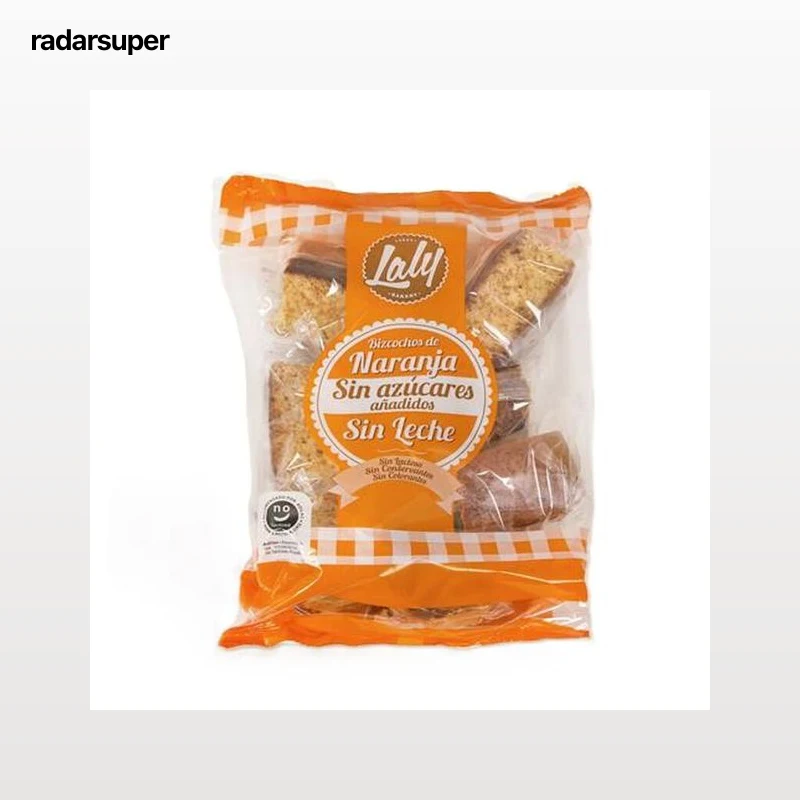 Bizcocho Laly naranja sin lactosa y sin azúcar 450g