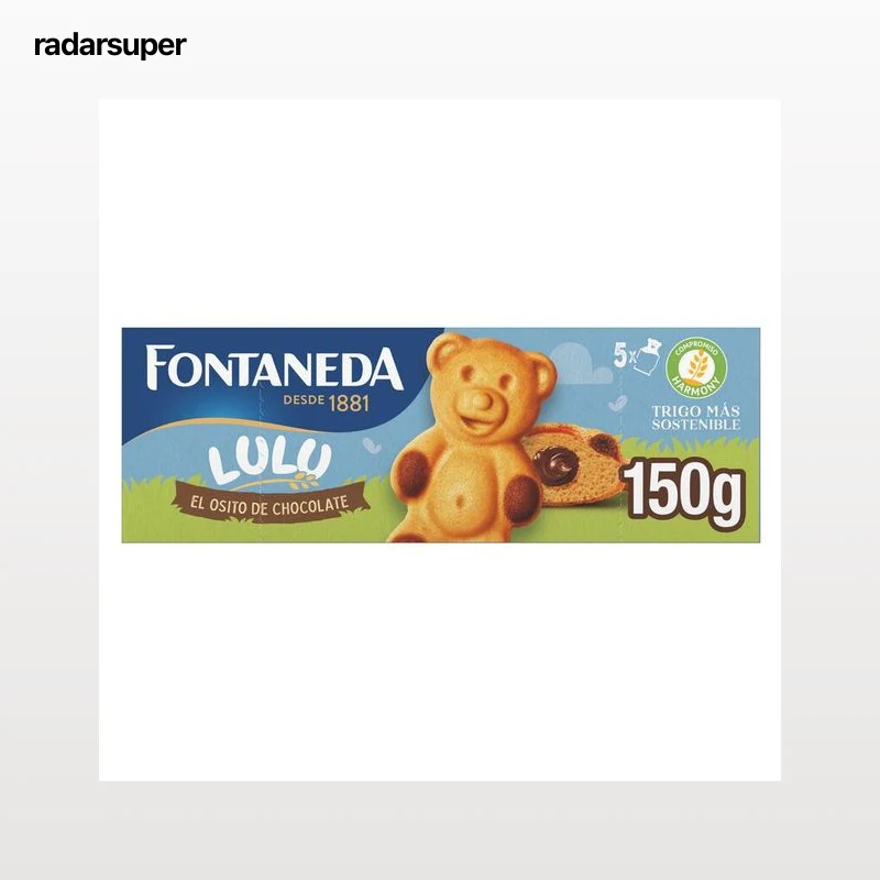 Bizcocho Lulu Fontaneda relleno de chocolate 5 uds