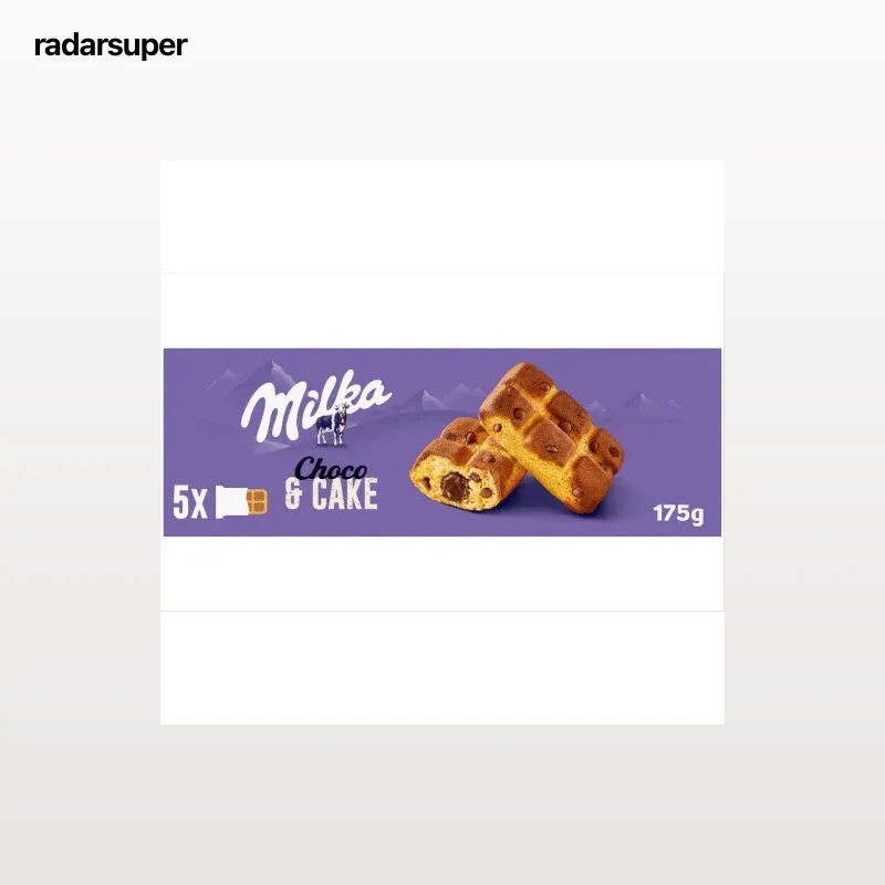 Bizcochos rellenos de chocolate con leche Cake&Choc Milka 175 g.