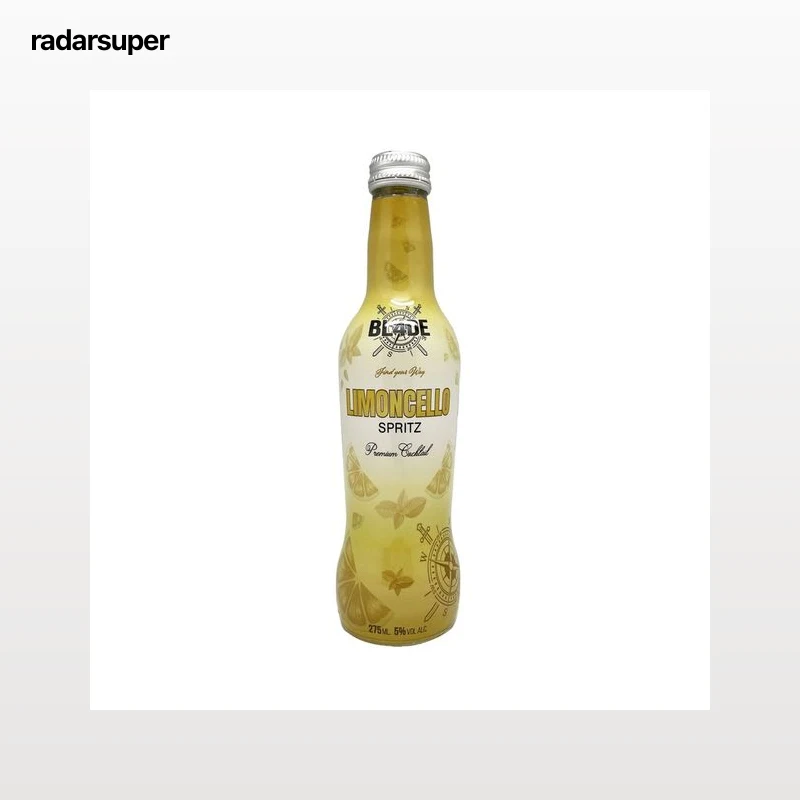 BL4DE Premium Combinado spritz con sabor a limoncello botella 27.5 cl.