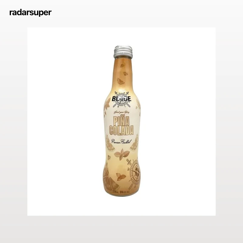BL4DE Premium Piña colada, lista para tomar botella 27.5 cl.
