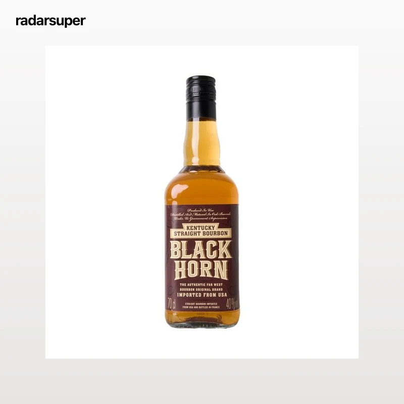 BLACK HORN Kentucky straight boubon botella 70 cl.