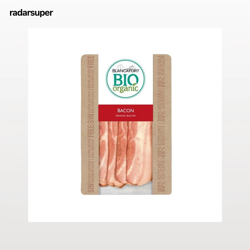 BLANCAFORT Bacon loncheado ecológico BLANCAFORT BIO ORGANIC 80 g.