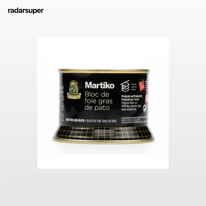 Bloc de foie gras de pato Martiko sin gluten 130 g.