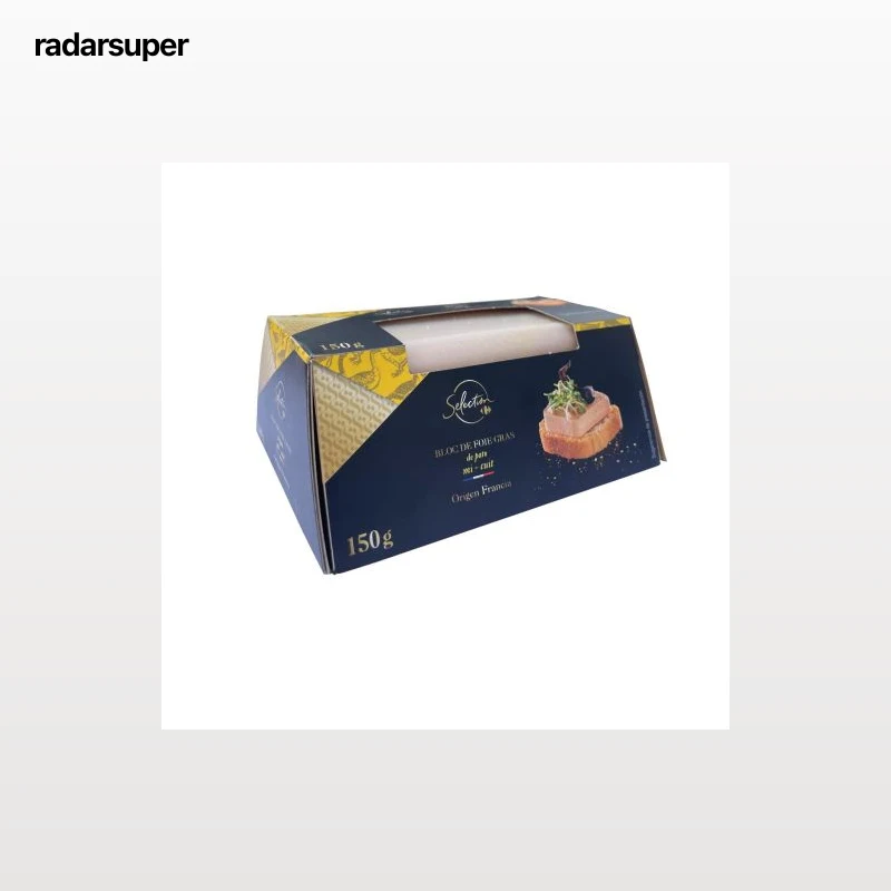 Bloc de foie gras de pato mi-cuit Carrefour Selección 150 g