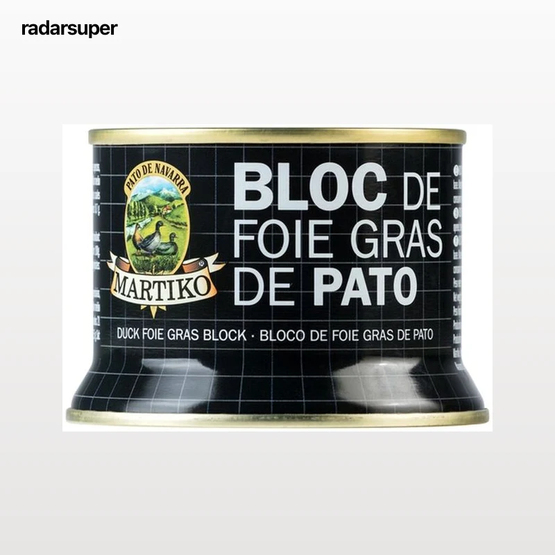 Bloc de foie gras de pato Martiko lata 130g