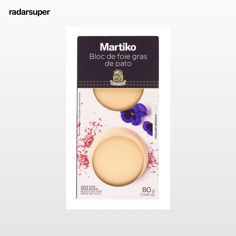Bloc de foie gras de pato Martiko pack 2 de 40g